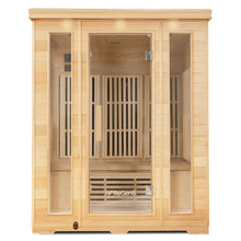 Load image into Gallery viewer, ReGen8 Trio Indoor - 3 Person Infrared Sauna (Natural)