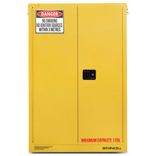 Load image into Gallery viewer, Securacell 170L AU Standards Storage Cabinet (Class 3 Flammable Liquids, Class 9 Lithium Batteries)