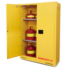 Load image into Gallery viewer, Securacell 170L AU Standards Storage Cabinet (Class 3 Flammable Liquids, Class 9 Lithium Batteries)