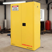 Load image into Gallery viewer, Securacell 170L AU Standards Storage Cabinet (Class 3 Flammable Liquids, Class 9 Lithium Batteries)