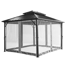 Load image into Gallery viewer, Yardtopia Aspendale 3m x 3.6m Gazebo with Mosquito Netting and Curtain