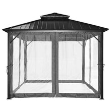 Load image into Gallery viewer, Yardtopia Aspendale 3m x 3.6m Gazebo with Mosquito Netting and Curtain