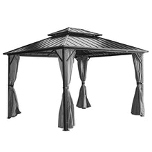 Load image into Gallery viewer, Yardtopia Aspendale 3m x 3.6m Gazebo with Mosquito Netting and Curtain