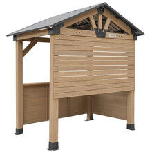 Load image into Gallery viewer, Yardtopia Oslo 2.4m x 1.8m Outdoor Timber &amp; Steel Gable Roof Gazebo - Bar Set