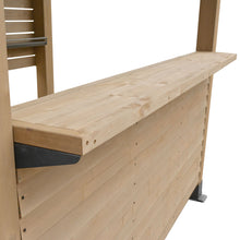 Load image into Gallery viewer, Yardtopia Oslo 2.4m x 1.8m Outdoor Timber &amp; Steel Gable Roof Gazebo - Bar Set