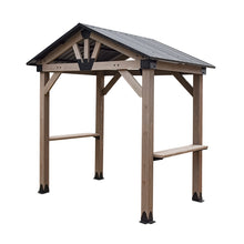 Load image into Gallery viewer, Yardtopia Oslo 2.4m x 1.8m BBQ/Grill Timber &amp; Steel Gable Roof Gazebo