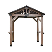 Load image into Gallery viewer, Yardtopia Oslo 2.4m x 1.8m BBQ/Grill Timber &amp; Steel Gable Roof Gazebo