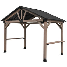 Load image into Gallery viewer, Yardtopia Oslo XL 3.6m x 2.4m BBQ/Grill Timber &amp; Steel Gable Roof Gazebo