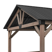 Load image into Gallery viewer, Yardtopia Oslo XL 3.6m x 2.4m BBQ/Grill Timber &amp; Steel Gable Roof Gazebo