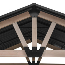 Load image into Gallery viewer, Yardtopia Oslo XL 3.6m x 2.4m BBQ/Grill Timber &amp; Steel Gable Roof Gazebo
