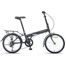 Load image into Gallery viewer, Nomad Folding Commuter Bike Grey
