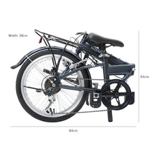 Load image into Gallery viewer, Nomad Folding Commuter Bike Grey