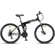 Load image into Gallery viewer, ROVER Folding Mountain Bike Black