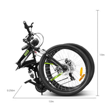 Load image into Gallery viewer, ROVER Folding Mountain Bike Black