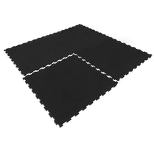 Load image into Gallery viewer, Interlocking Rubber Gym Floor Mat 10mm Set of 6