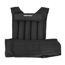 Load image into Gallery viewer, Cortex 20kg Adjustable Weight Vest with 2kg Increments (Black)
