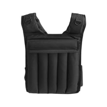 Load image into Gallery viewer, Cortex 20kg Adjustable Weight Vest with 2kg Increments (Black)