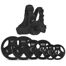 Load image into Gallery viewer, CORTEX Plate Loaded Weight Vest with 35kg Tri-Grip Olympic Plate Package