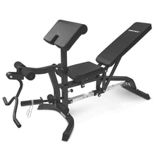 Load image into Gallery viewer, CORTEX BN-11 Exercise FID Bench + 85kg Olympic Tri-Grip Weight Plate and Dumbbell Package
