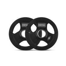 Load image into Gallery viewer, CORTEX BN-11 Exercise FID Bench + 85kg Olympic Tri-Grip Weight Plate and Dumbbell Package