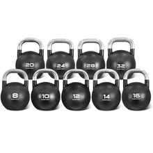 Load image into Gallery viewer, CORTEX 8kg to 32kg Commercial Steel Kettlebell V2 Package