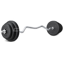 Load image into Gallery viewer, CORTEX 90kg EnduraShell Barbell Weight Set with Weight Tree