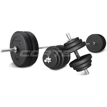 Load image into Gallery viewer, CORTEX 85kg EnduraShell Barbell &amp; Dumbbell Weight Set