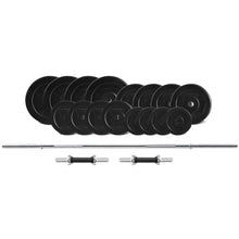 Load image into Gallery viewer, CORTEX 85kg EnduraShell Barbell &amp; Dumbbell Weight Set