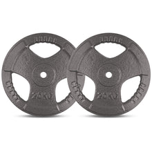 Load image into Gallery viewer, CORTEX 20kg Tri-Grip Standard Plates Fits 25mm Bars (Pair)