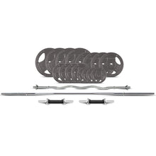 Load image into Gallery viewer, CORTEX 90kg Tri-Grip 25mm Standard Barbell Weight Set