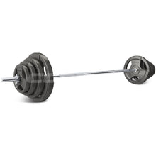 Load image into Gallery viewer, CORTEX 90kg Tri-Grip 25mm Standard Barbell Weight Set with Weight Tree