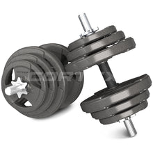 Load image into Gallery viewer, CORTEX 90kg Tri-Grip 25mm Standard Barbell Weight Set with Weight Tree