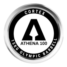 Load image into Gallery viewer, CORTEX ATHENA100 200cm 15kg Womens' Olympic Barbell With Lockjaw Collars