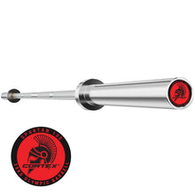 Load image into Gallery viewer, CORTEX SPARTAN100 7ft 20kg Olympic Barbell with Lockjaw Collars