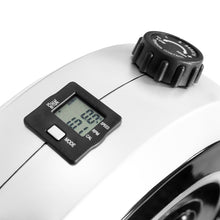 Load image into Gallery viewer, Cyclestation3 Exercise Bike with ErgoDesk Automatic Standing Desk 1500mm in White