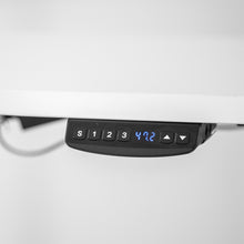 Load image into Gallery viewer, Cyclestation3 Exercise Bike with ErgoDesk Automatic Standing Desk 1500mm in White