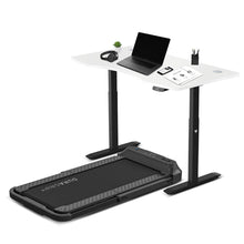 Load image into Gallery viewer, V-FOLD Treadmill with ErgoDesk Automatic Standing Desk 1500mm in White