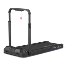 Load image into Gallery viewer, V-Fold Treadmill with ErgoDesk Automatic White Standing Desk 1500mm + Cable Management Tray