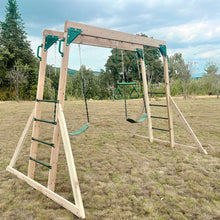 Load image into Gallery viewer, Daintree 2-in-1 Monkey Bars &amp; Swing Set