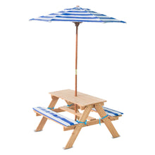 Load image into Gallery viewer, Sunset Picnic Table with Umbrella