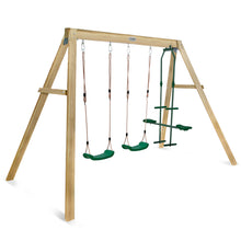 Load image into Gallery viewer, Forde 3-Station Timber Swing Set