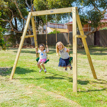 Load image into Gallery viewer, Holt 2-Station Timber Swing Set