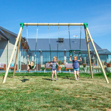 Load image into Gallery viewer, Wesley Double Swing With Trapeze