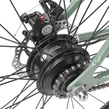 Load image into Gallery viewer, E-Mode Flatbar Electric Road Bike Army Green