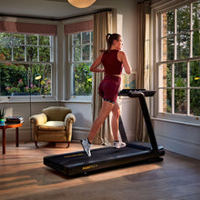 Load image into Gallery viewer, Reebok FR20z Floatride Treadmill (Black) 2.25 HP Motor, 140 x 46cm Belt, 18kph Max Speed, Kinomap + Zwift Compatible